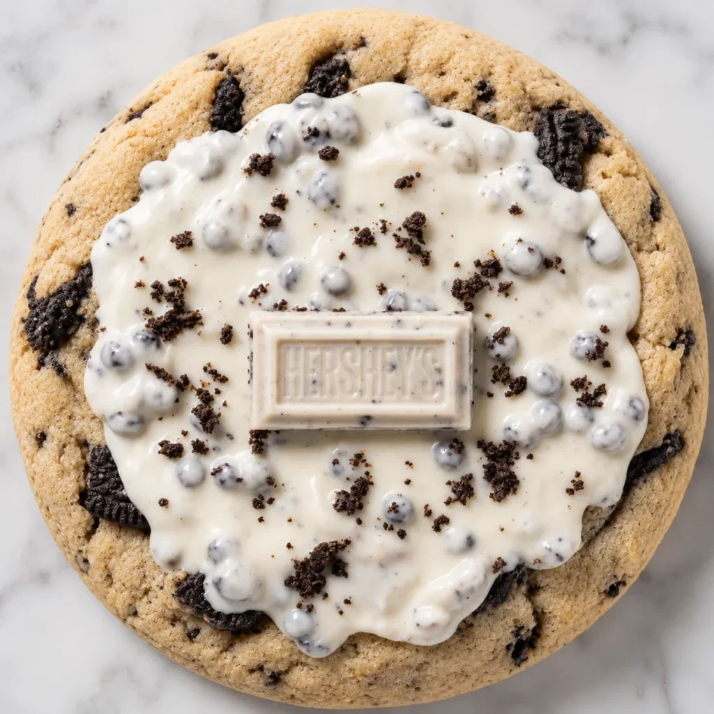 White Drop Cookie featuring HERSHEY’S Cookies ‘n’ Creme with a creamy white chocolate flavor